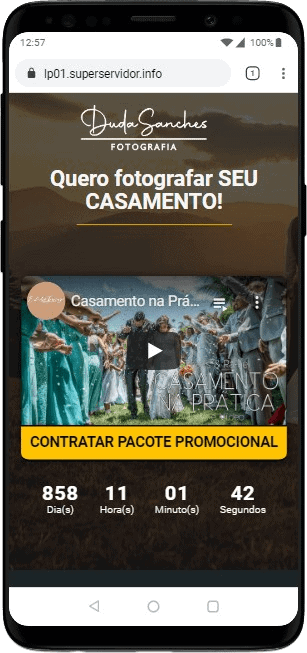 Modelo de landing page para vender planos, serviços, produtos e cursos